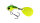 DROPBITE TUNGSTEN SPIN TAIL JIG 2CM 13G CHARTREUSE ICE