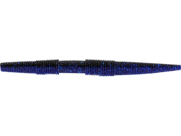 Stick Worm 12,5cm 10g Black/Blue 5pcs 