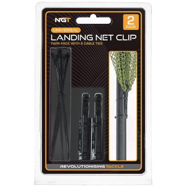 NGT Universal Landing Net Clip - 2er Pack