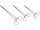 WESTIN FORCEPS STAINLESS STEEL L 16CM SATIN FINISH