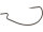 OFFSET EWG HOOK #1/0 5PCS BLACK NICKEL