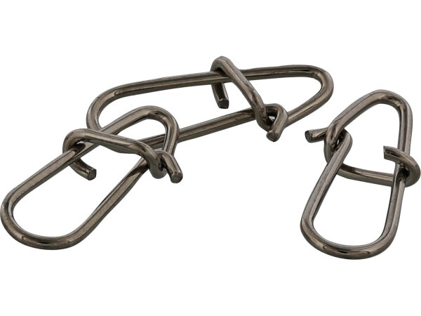WESTIN DROP SNAP #L 44KG 25LBS BLACK NICKEL 10PCS