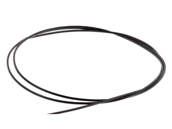 COATED STAINLESS STEEL 49-STRAND WIRE 5M 0.60MM 17KG 37LBS BLACK