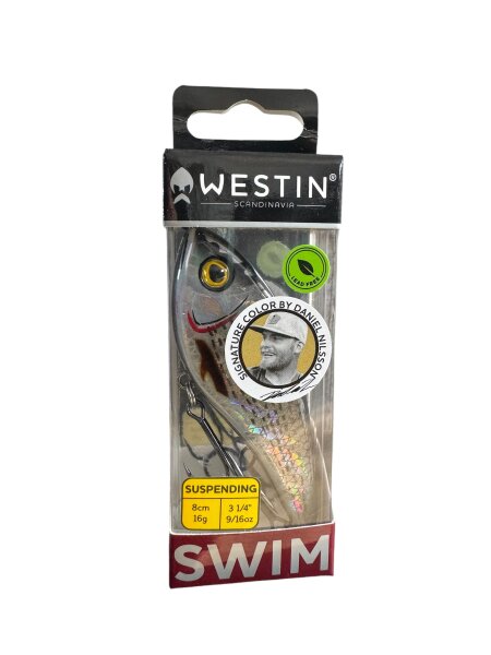 WESTIN SWIM GLIDEBAIT 8CM SUSPENDING 16G SILHOUETTE BAITFISH