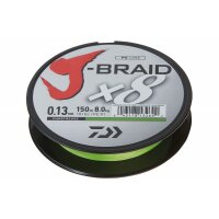 J-Braid X8 0,13MM 8KG 150M CHARTREUSE