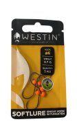 SOFTLURE SINGLE HOOK TUNGSTEN UV ORANGE #8 0,7G 5PCS