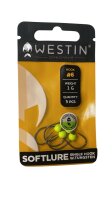 WESTIN SOFTLURE SINGLE HOOK TUNGSTEN UV YELLOW 1G 5PCS