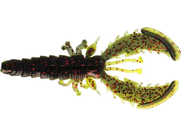 CRECRAW SLIM CREATUREBAIT 5,5CM 1,5G FLOATING BLACK/CHARTREUSE 6PCS