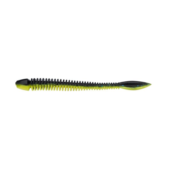 BERKLEY POWERBAIT POWER FLAIL 70MM BLACK/SUNSHINE YELLOW