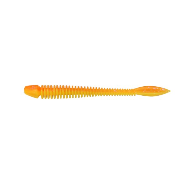 BERKLEY POWERBAIT POWER FLAIL 70MM FLUORESCENT ORANGE/SUNSHINE YELLOW