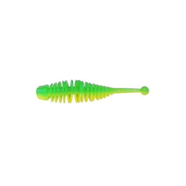 BERKLEY POWERBAIT POWER NAIAD 70MM SPRING GREEN/SUNSHINE YELLOW