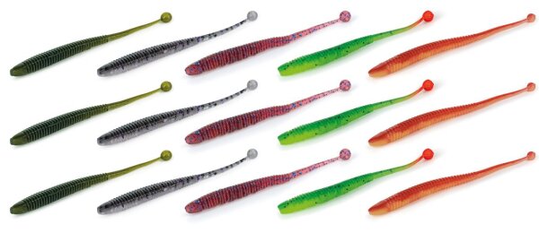 MOLIX SATOR WORM 2.5 6,3CM 15PCS MIXED PACK 2