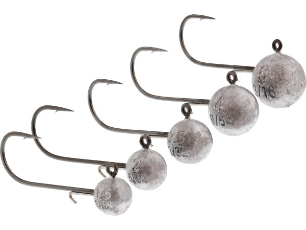 WESTIN ROUNDUP MICRO JIG HEAD #2 4G LEAD 3PCS