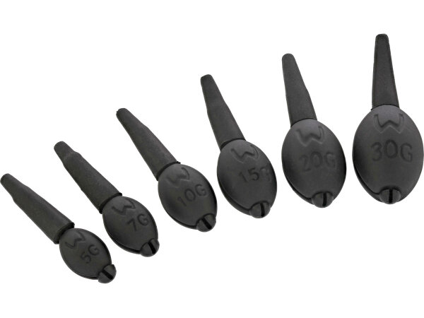 WESTIN ADJUSTABLE FLOAT WEIGHTS 10G 1/3OZ 4PCS MATTE BLACK