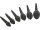 WESTIN ADJUSTABLE FLOAT WEIGHTS 10G 1/3OZ 4PCS MATTE BLACK