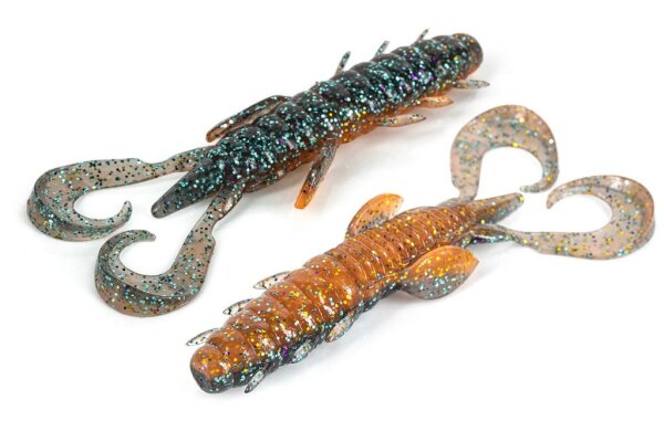 MOLIX FREAKY CRAW 4 10CM 5PCS UV METALLIC BACK ORANGE