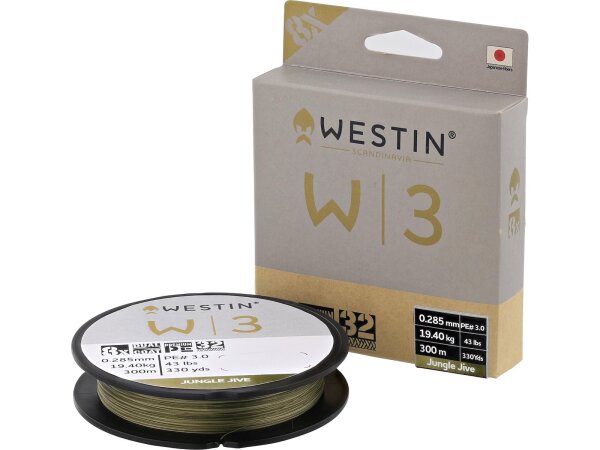 WESTIN W3 DEADBAIT 8-BRAID DEADBAIT 300M/330YDS 0.33MM 23.2KG/51LBS PE4.0 JUNGLE JIVE 0,13€ pro Meter