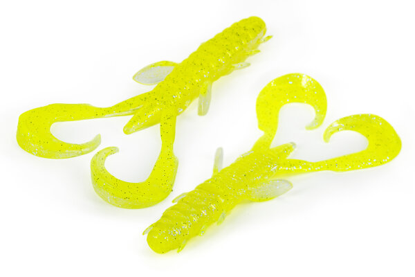 MOLIX FREAKY CRAW 2.8 7CM 6PCS UV CHARTREUSE WAKASAGI