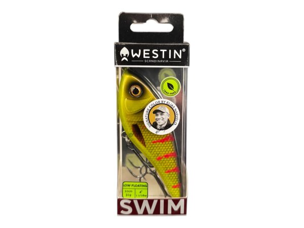 WESTIN SWIM GLIDEBAIT 10CM 31G LOW FLOATING 3D UV COPPER PERCH