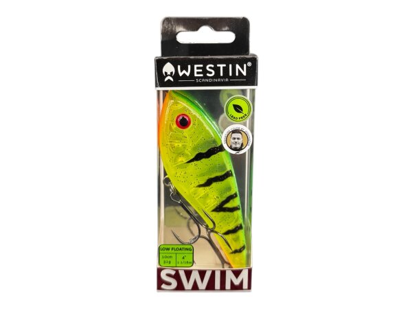 WESTIN SWIM GLIDEBAIT 10CM LOW FLOATING 31G OILY ORANGE PERCH