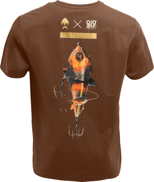 WESTIN SWIMLURE T-SHIRT M DARK BROWN