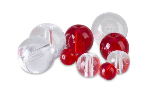 IRON CLAW GLASPERLEN ROT 8MM 15PCS