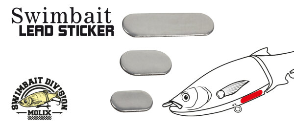 MOLIX SWIMBAIT LEAD STICKER 0,5-2G