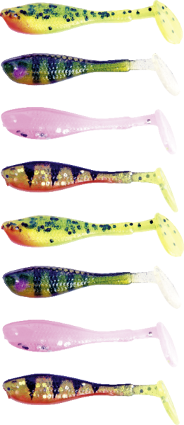 FOX RAGE UV MICRO FRY 4CM 8PCS