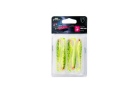 FOX RAGE SLICK SHAD ULTRA UV 7CM LEMONTIGER 5PCS