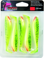 FOX RAGE ZANDER PRO SHAD 10CM LEMONTIGER 5PCS
