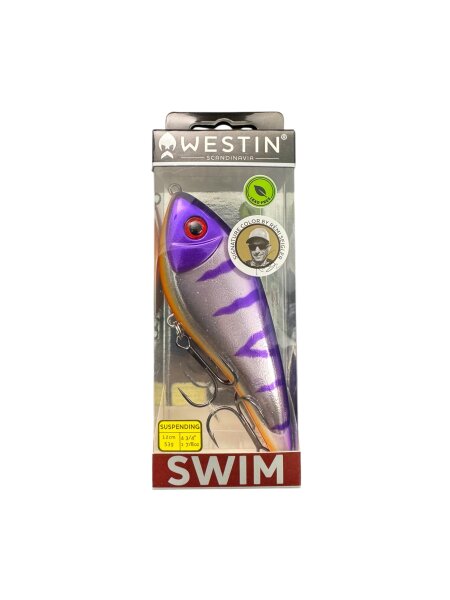 WESTIN SWIM GLIDEBAIT 12CM 53G SUSPENDING PURPLE DANGER