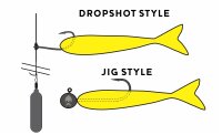 WESTIN MEGATEEZ V-TAIL 5CM 1G 4PCS