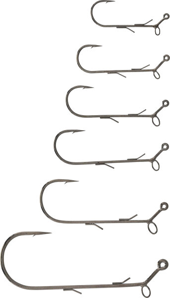 WESTIN SWITCH RIG HOOK #6/0 BLACK NICKEL 4PCS