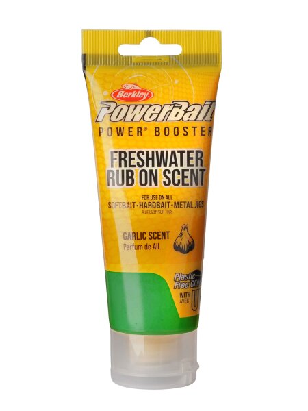 BERKLEY POWERBAIT GEL 80ML - GARLIC GREEN SILVER FLAKE
