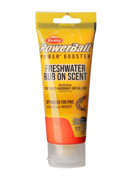 BERKLEY POWERBAIT GEL 80ML PIKE - FISHOIL ORANGE GOLD FLK