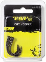 Black Cat #1/0 Cat Hooker DG DG coating 5 St&uuml;ck