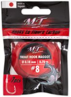 Magic Trout #8 Trout Hook Maggot silber Vorfach: 200cm