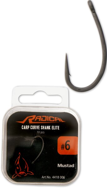 Carp Curve Shank Elite #4 Karpfenhaken 10 St&uuml;ck