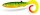 Yolo Pike Curly Shad Firetiger Hot Tail  26cm 64g