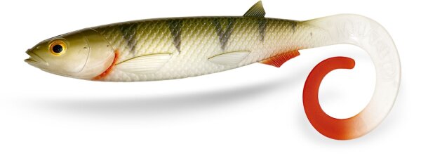 Yolo Pike Curly Shad real-touch perch 26cm 64g